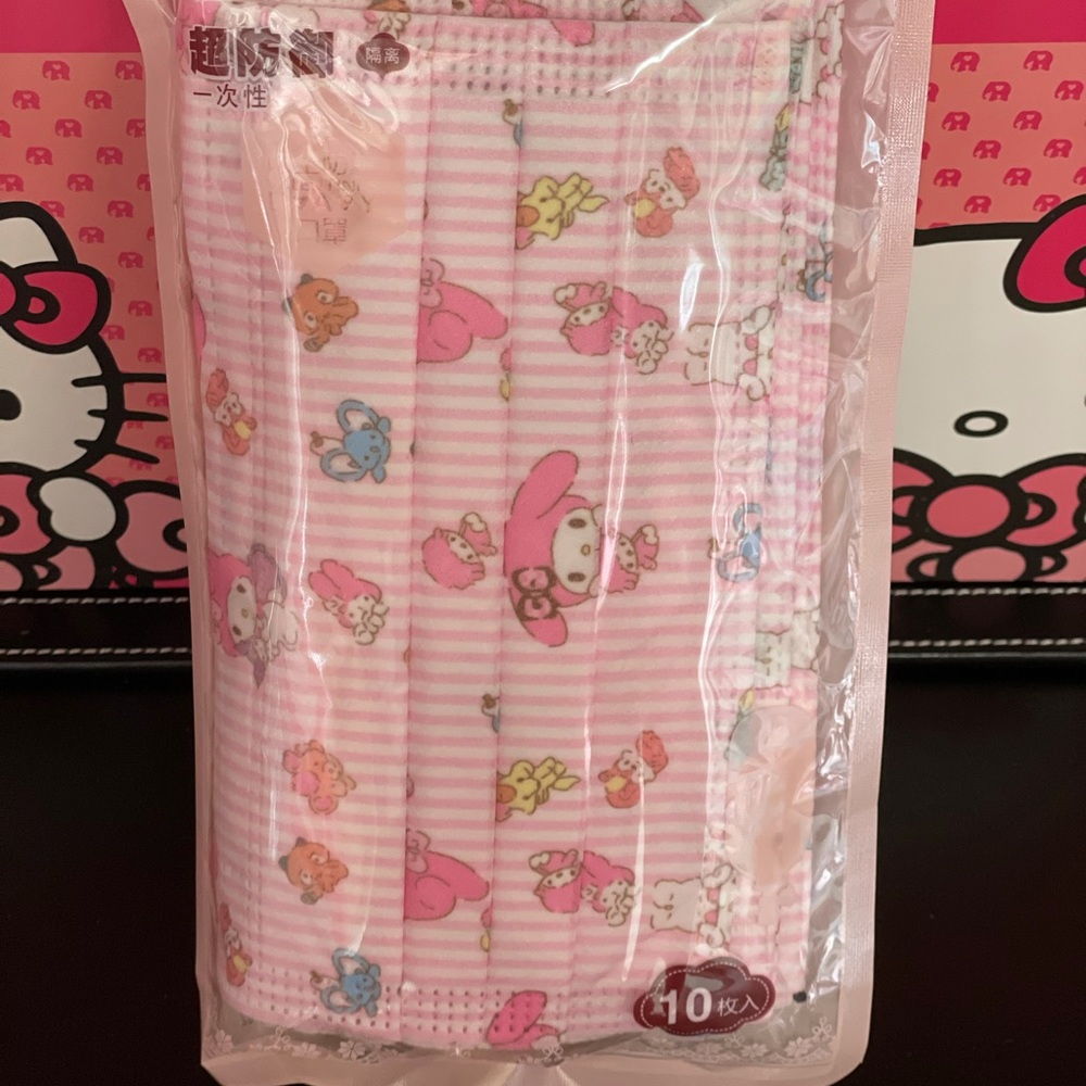 10 pcs - MY MELODY Disposable Masks
